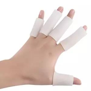 커버 핑거코트 손가락보호커버 손가락보호링 보호골무 보호 손가락 5p 실리콘