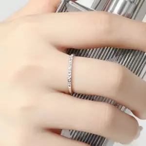 (비쥬홀릭) 실버925 백금도금 샤인커팅 오픈링 반지 오픈반지