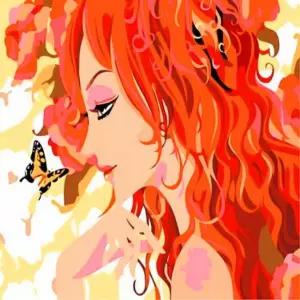 아이윙스 피포페인팅 E013 나비와여인 DIY명화그리기