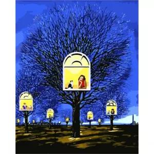 아이윙스 피포페인팅 PIPO-2066 라팔올빈스키 초현실주의 40x50 DIY명화그리기 유화수채화그리기