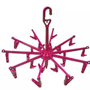 국산 양말 속옷 빨래집게 걸이 건조대 대형 20구 빨래줄 접이식 베란다