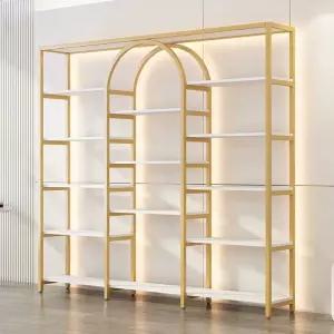 네일샵 선반 진열대 디피 벽선반 흰색 화장품 백화점 LED