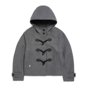 마크곤잘레스 MARK GONZALES 우먼즈 엔젤 후드 더플 코트 M GREY 1683383