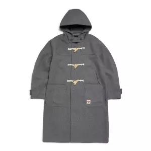 마크곤잘레스 MARK GONZALES 하트컬렉션 후드 더플 롱 코트 GREY 1683384