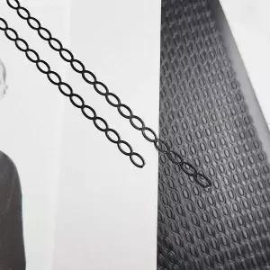 PVC ZF 체인링 블랙 스티커