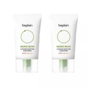 비플레인 녹두 쿨링 수분 선크림 50ml,2개