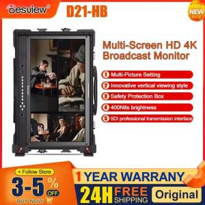 베스트뷰 D21-HB 멀티스크린 HD 4K 방송  1000니트 ``3D LUT SDI HDMI-완전 듀얼 모드