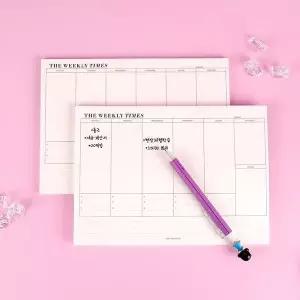 플래너 ZF 위클리 스케줄러 60매 주간