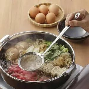 ZF (대) 국자 스텐 거름망 미세 거품 일본