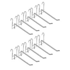 [생활] 진열대 가판대 15cm 후크 10p 걸이형 부속품 철망 파티션 네트망
