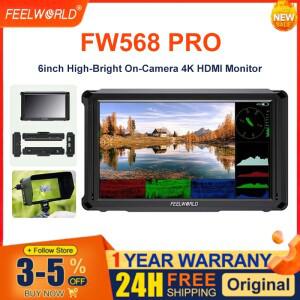 FeelWorld FW568 PRO 6 고휘도 터치스크린 온카메라 4K HDMI  1200니트 웨이브폼 벡터스코프 히스토그램 등