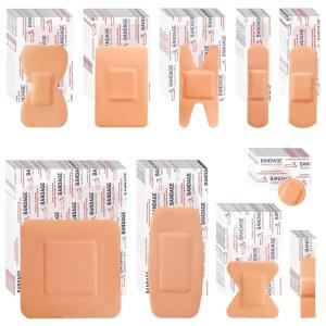 붕대 버라이어티 팩 - 800개 모듬 붕대 벌크, 대형 접착식 손가락 끝 붕대, 응급 처치 및 보호용 방수 붕대(10가지 스타일)