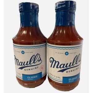 마울의 클래식 바비큐 소스, 18온스, 세인트루이스 스타일 - 미국에서 가장 오래된 바비큐 소스 - 오리지널 맛 - 2팩