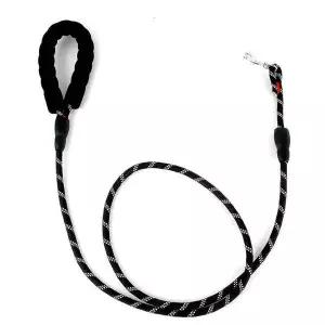 [콩심팥심]검정 1.5m 로프 강아지리드줄 강아지목줄 ZF