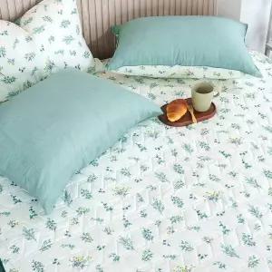 가드니아 카페트겸 해피니 (그린) 패드 퀸 밴딩 Q 침대패드