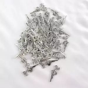 [셀러에이드]키링 실버 리볼버 액세서리 펜던트 ZF 목걸이 부자재