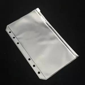 지퍼백 A6 반투명 다이어리 현금 ZF 6공 속지