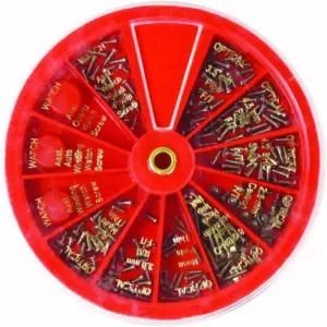 SE 250피스 수리 나사 세트 - 회전 정리함 시계 안경 선글라스 등을 위한 다양한 포함 JT69250