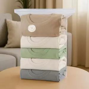 공간비움 압축팩 2p세트 입체형 여행용 의류 진공팩