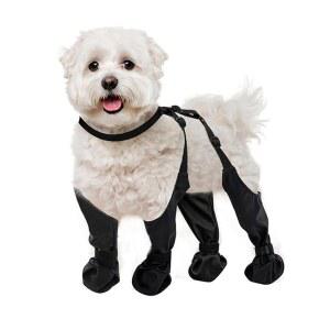 강아지 장화 신발 갈로시 블랙 펫신발 새로운 애견 고양이용 양말 애완 신축성 유지