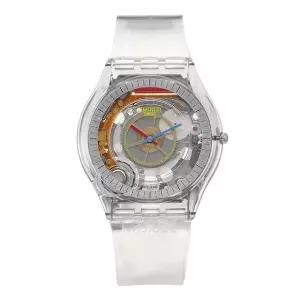 스와치 손목 시계 공용 젤리 CLEARLY SKIN SS08K109