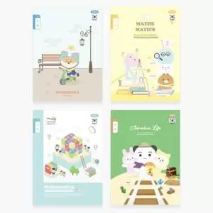 [문구] 800 초등 제본 1-2수학 노트 1박스 100권