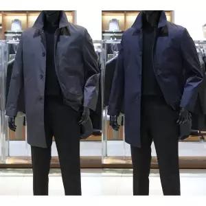 [바쏘](의정부점)25 SS 심플 솔리드 셋 인 카라 라이너탈부착 트렌치 맥코트 2종 [ 차콜,네이비 ]