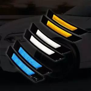 리플렉터스티커 충돌방지 검정테두리 반사스티커