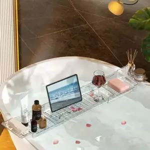 [콩심팥심]욕조 트레이 테이블 반신욕 받침대 거치대