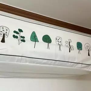 덮개 A 특대형 벽걸이에어컨 커버 더스트 ZF