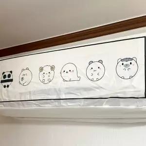 B ZF 더스트 특대형 벽걸이에어컨 커버 덮개