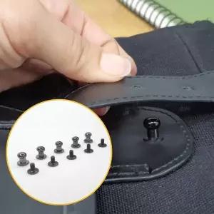 가죽공예 ZF 솔트레지 6mm 부자재 단추 5P 흑니켈