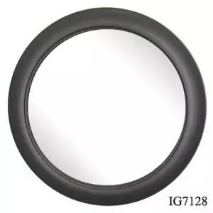 인테리어소품 월넛 원형 벽거울 IG7128 32cm