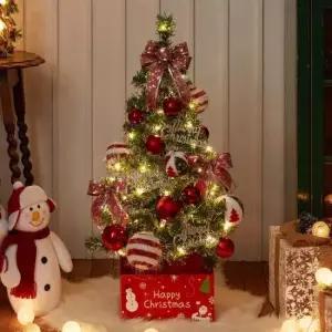 크리스마스장식 크리스마스 롤리팝 미니 트리 풀세트 (전구포함) 90cm