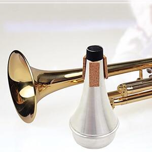 [2개구성] 모노폴리 연주 야간 뮤트 트럼펫 사이렌서 소음방지 트럼팻 LW371FC8