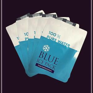 [2개구성] 반제품 20P 보냉백 아이스팩 재활용 포장용 물100 12X17cm EK 휴대용 보냉팩 얼음팩 LW8984B3