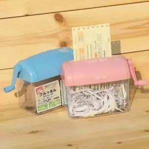 [문구] 나카바야시 영수증 전용 A6 수동 문서세단기 NSH-S01