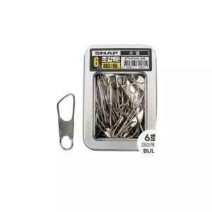 싸파 초강력 스냅 핀도래 6호 벌크 낚시 채비 도래