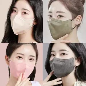10매 KF94 더편한 와이드 대형 새부리형 마스크 식약처인증 황사
