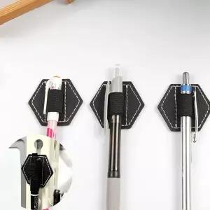 꽂이 육각 부착식 검정1P 노트 펜 ZF 다이어리 홀더