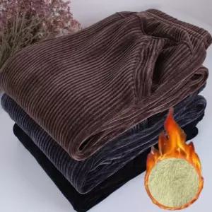 [모두모아]여성 겨울 기모안감 벨벳터치 코듀로이팬츠 골덴바지 여자바지 기모코듀로이바지 여자기모슬랙스