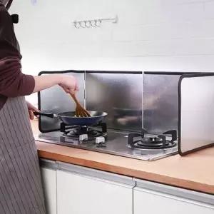 ( )접이식 기름튐 방지 가드 렌지 가림막 가스레인지 덮개