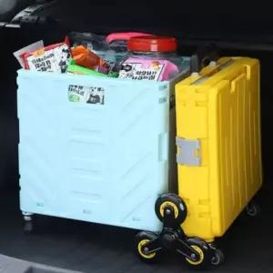 쇼핑 캐리어 4륜 8륜 폴딩 장바구니 접이식 핸드 카트