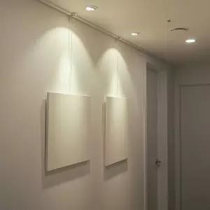 무타공 액자 와이어 4개세트 고하중 천장 고정 액자걸이 액자레일