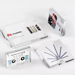 [문구/오피스] 마그네틱 아크릴 프레임 홀더 100x100mm 양쪽경사 스탠드 디스플레이