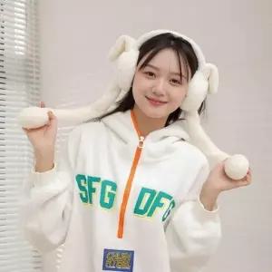귀마개 방한용 토끼귀 쫑긋 귀욤 방한