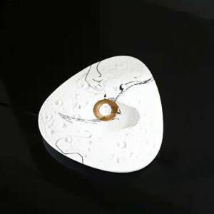 KNPD 지구모형 모기향거치대삼각형화이트 1개WZ_150 모기향거치대 모기향함 생활용품 모기용품