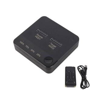 Tiiee M.2 SSD 복제기, 하드 드라이브 클로너 듀얼 베이 및 도킹 오프라인 1Gbps 읽기 USB C to SATA 스테이션, B 키 / 구 데이터 전송 크기 2230 22242 2260 2280 22110