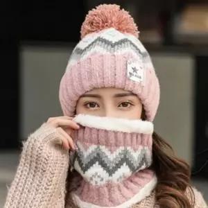 모자 넥워머 세트 겨울 털 보온 워머