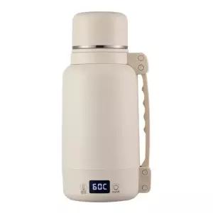 휴대용 보온병 충전식 무선 전기포트 텀블러 여행 캠핑 화이트 표준형